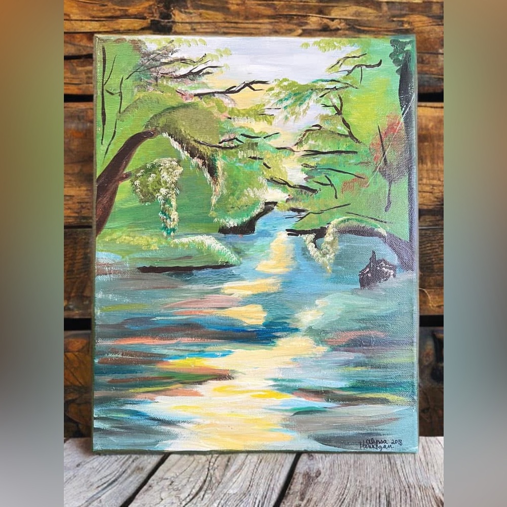“SERENITY” - painting by me on canvas